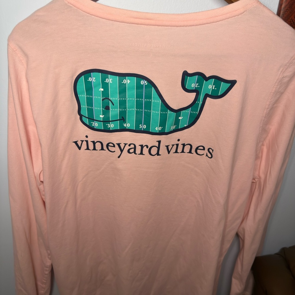 Vineyard Vines Light Pink Tee with Logo